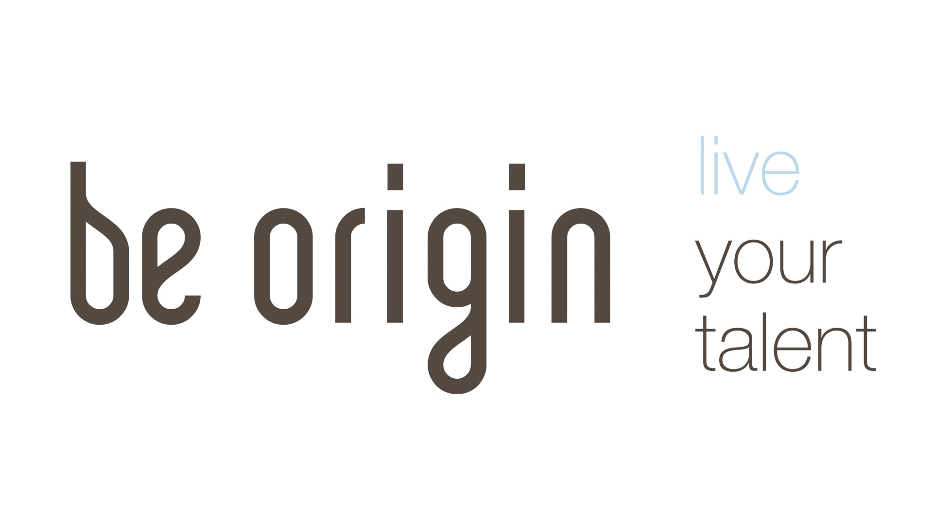 Be Origin beeldconcept
