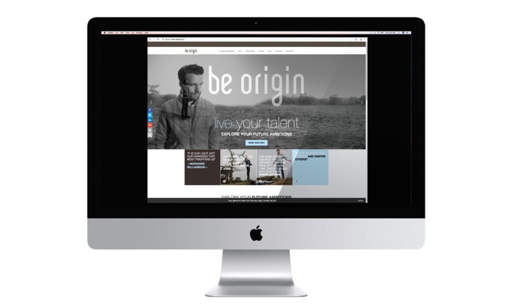 Be Origin webdesign